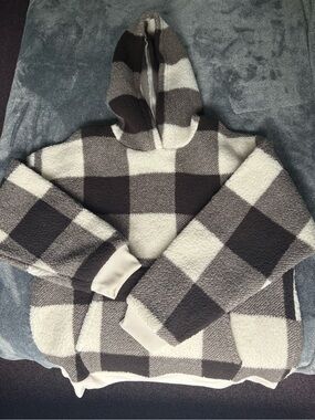 American Eagle Plaid Hoodie
